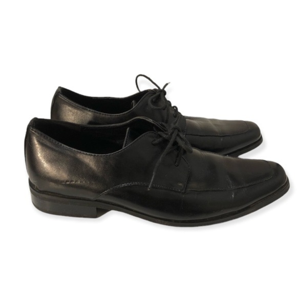 Van Heusen Dress Shoes Men’s Size 8 Color Black‎ Lace Up - Picture 1 of 7
